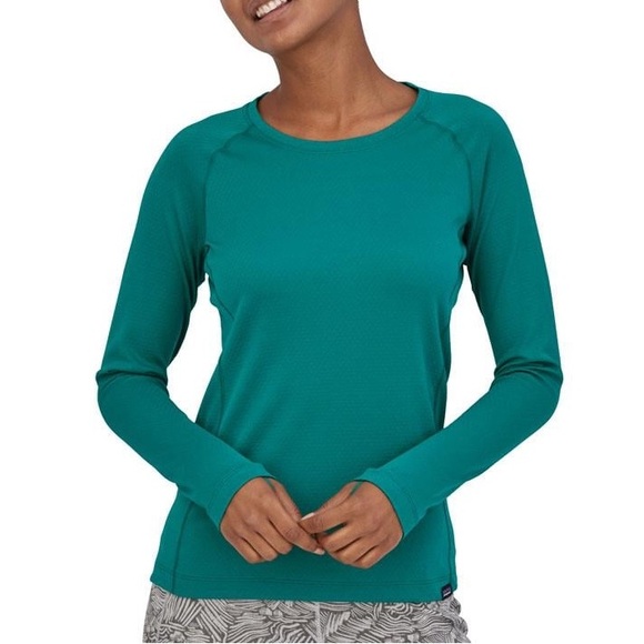 Pristine Patagonia Capilene Base Layer Women’s L Borealis Green - Picture 2 of 9